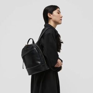 WANT LES ESSENTIELS MINI PEBBLE LEATHER BACKPACK